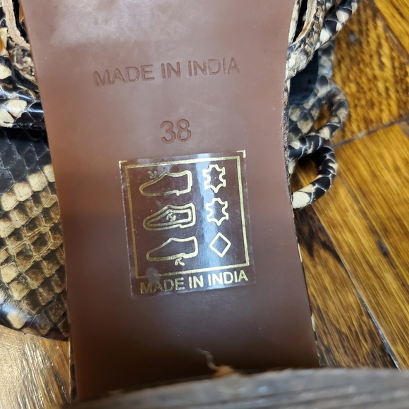 Free People Petra Snake Slide Sandals - Picture 9 of 9